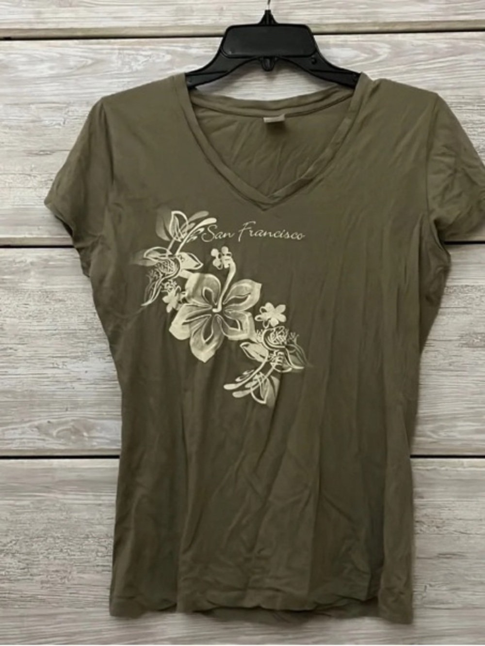 green san fransico t shirt with L